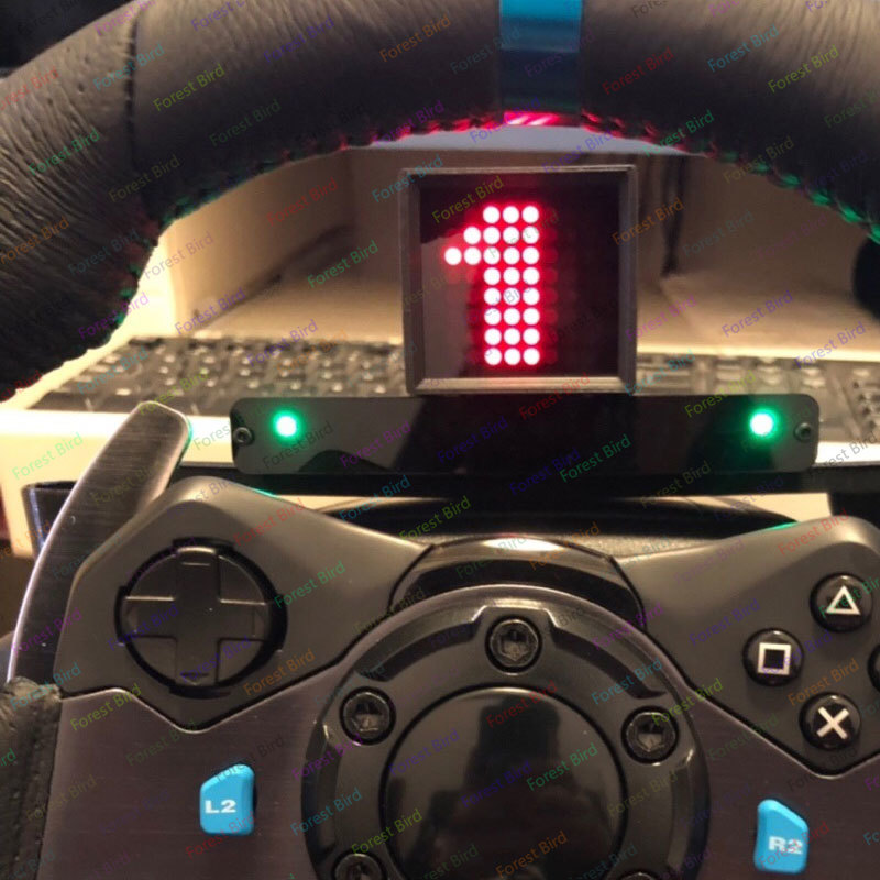 ダッシュボード Sim レーシング ダッシュ スクリーン ダッシュ ディスプレイ シミュレーター T300/MOZA/Fanatec/G29/G27/TSPC/TGT ステアリング ホイールに適しています