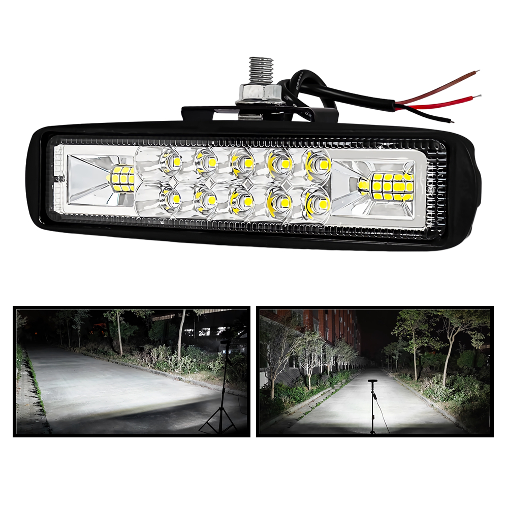 1Pc 12 V-60 V オートバイ追加ライト高低ビーム電動自転車ヘッドライトバイクフロント LED ライト 4 × 4 オフロードアクセサリー部品