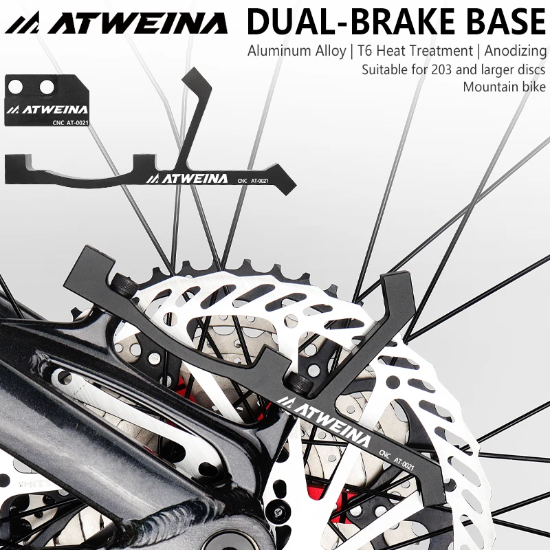 ATEWINA ディスクブレーキアダプターキット CNC アルミ合金ポストマウント 203 ミリメートル 220 ミリメートルローター用バイクブレーキシステムアップグレード正確なフィット