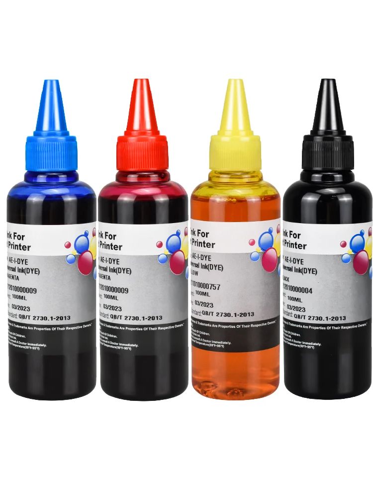 100 mL ユニバーサルプリンタインク詰め替えキット HP Canon Epson Brother インクカートリッジ 604 603 304 302 664 305 545 に対応