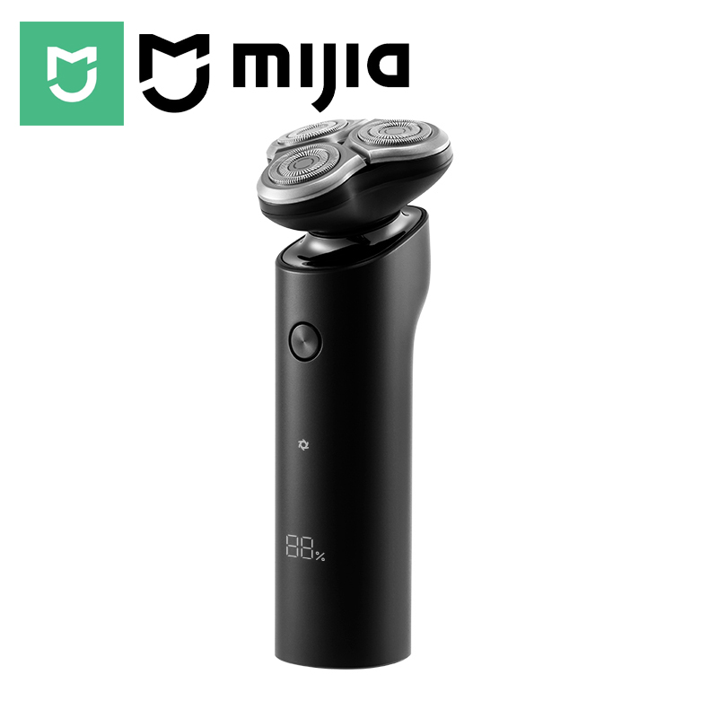 MIJIA S500 電気シェーバークリッパートリプル刃トリマー男性用ドライウェットシェービング洗えるひげヘア切断機かみそり