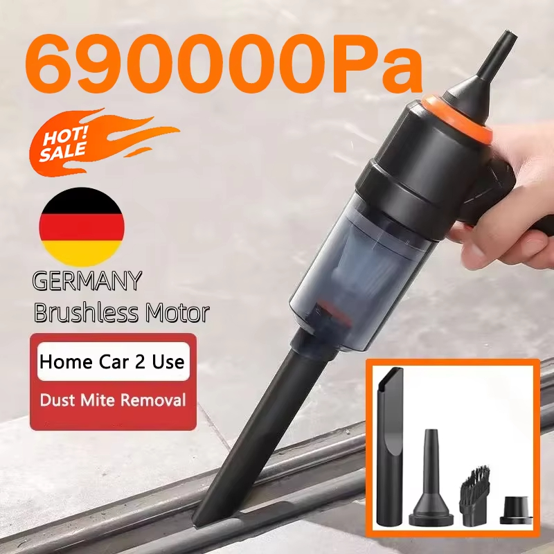 690000Pa ワイヤレス車の掃除機 120 ワット 1200 mah ハイパワー真空コードレスハンドヘルド自動 Portabale 掃除機 2026 新