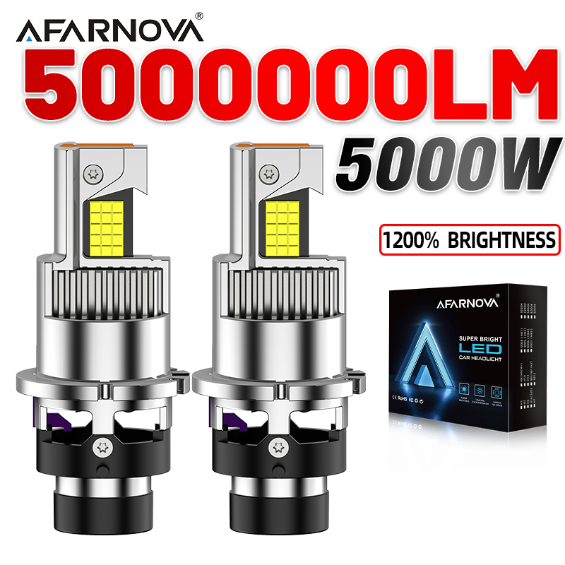 5000 ワット D2S D2R D4S D4R Led 車のヘッドライト Canbus 電球 9885 CSP D2 Led 5000000LM 超高輝度車の電球 12V 6000K オートバイライト