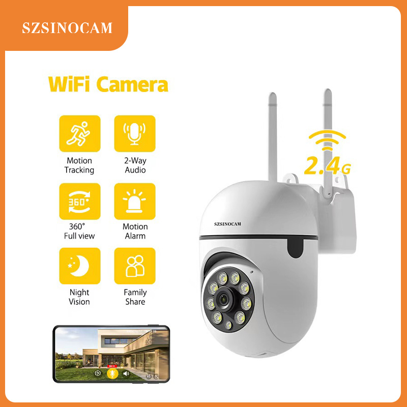 SZSINOCAM 3MP Wifi IP ワイヤレスセキュリティ監視 PTZ カメラ 4X ズームカメラ追跡双方向オーディオ HD ナイトカラーカメラ
