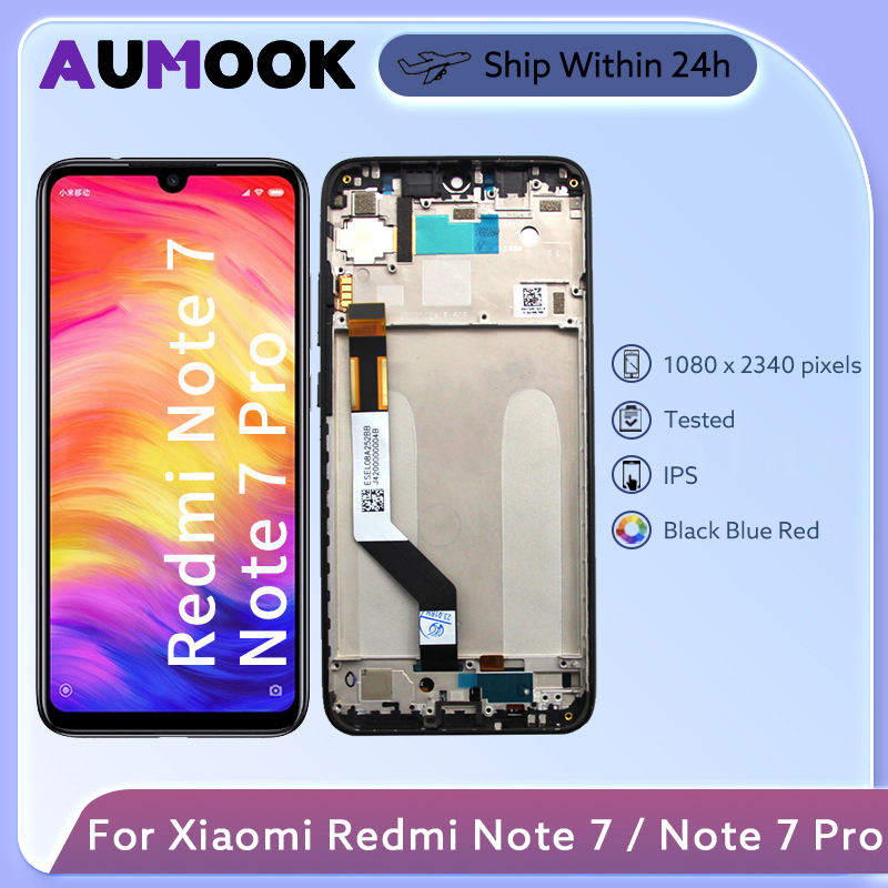 Xiaomi Redmi 注 7 注 7 プロ Lcd ディスプレイタッチスクリーンデジタイザアセンブリ M1901F7G M1901F7S 修理部品