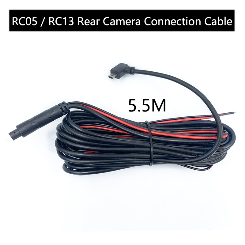 70mai バックミラーダッシュカム S500 / D07 用リアカメラ接続ケーブル RC05 / RC13 5.5 メートル