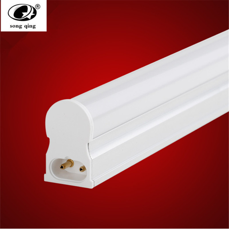 PVC プラスチック 10 ワット 6 ワット LED チューブ T5 ライト 110V 220V 240V 55 センチメートル 30 センチメートル LED ランプ壁ランプ暖かい冷白色蛍光ネオン