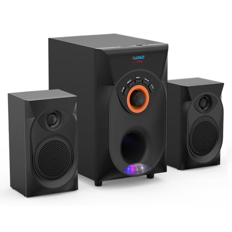 ホーム シアター システム サポート OEM/ODM USB/FM 有線/Bluetooth デュアル モデル 重低音 リモコン付き 2.1 マルチメディア スピーカー