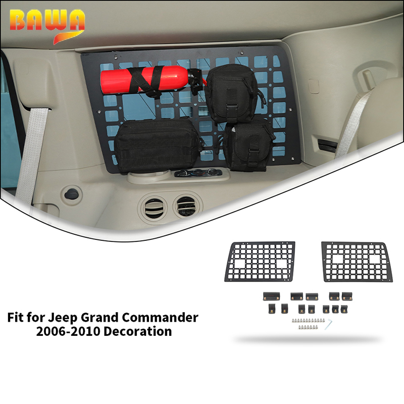 BAWA トランク窓収納ボックス収納棚ラックジープグランドコマンダー 2006 2007 2008 2009 2010 車のインテリアアクセサリー