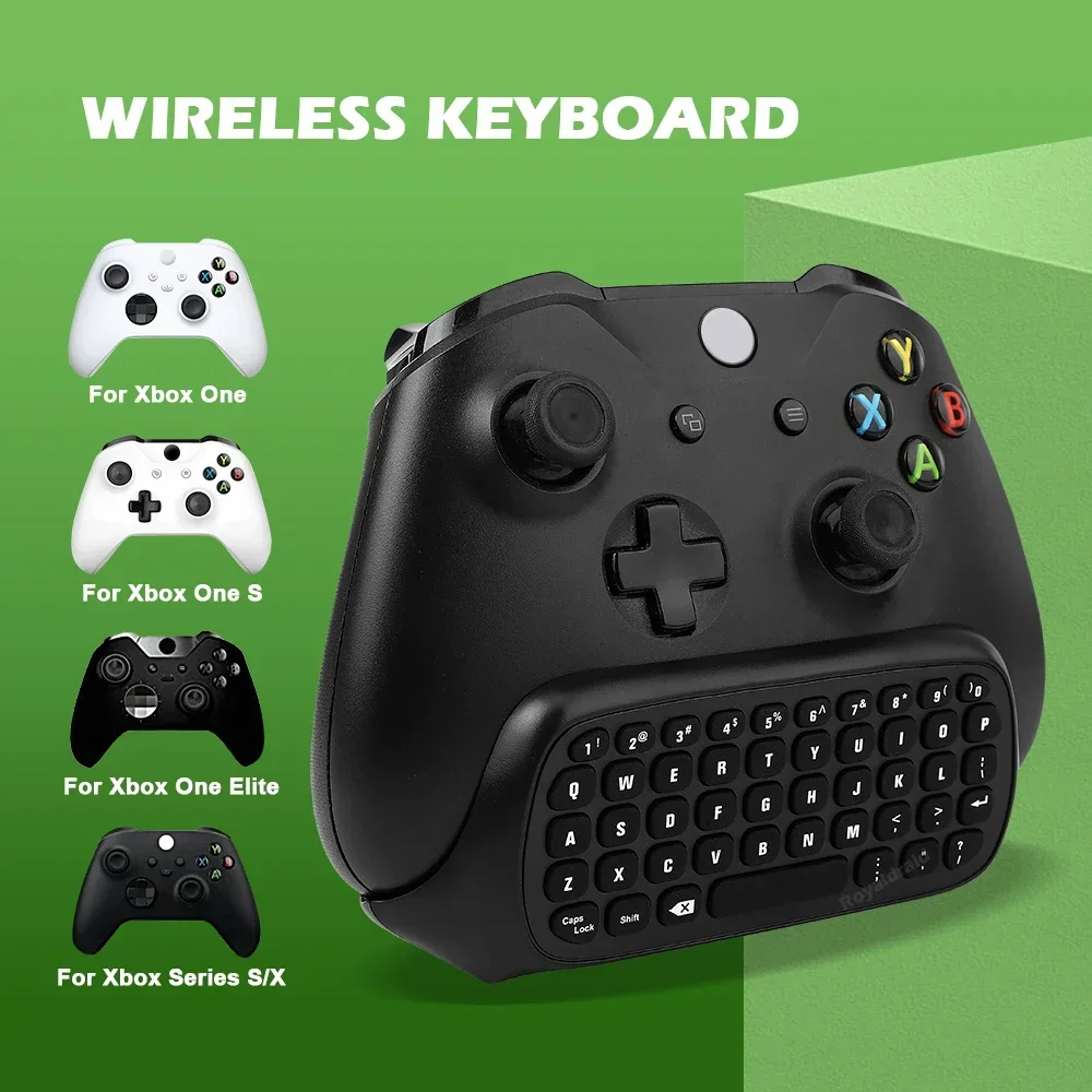 Xbox シリーズ S/X/One/One S X ワイヤレスチャットパッドゲームキーパッドコントローラーキーボード USB レシーバー付き 3.5 ミリメートルオーディオジャック