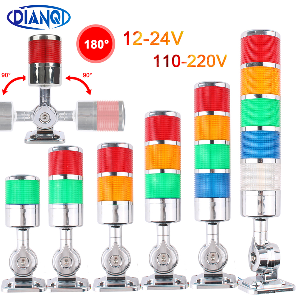 DC12V 24V AC110V 220V 産業用多層スタックライト LED 信号警報警告灯機械用警報ランプ LTA タワー