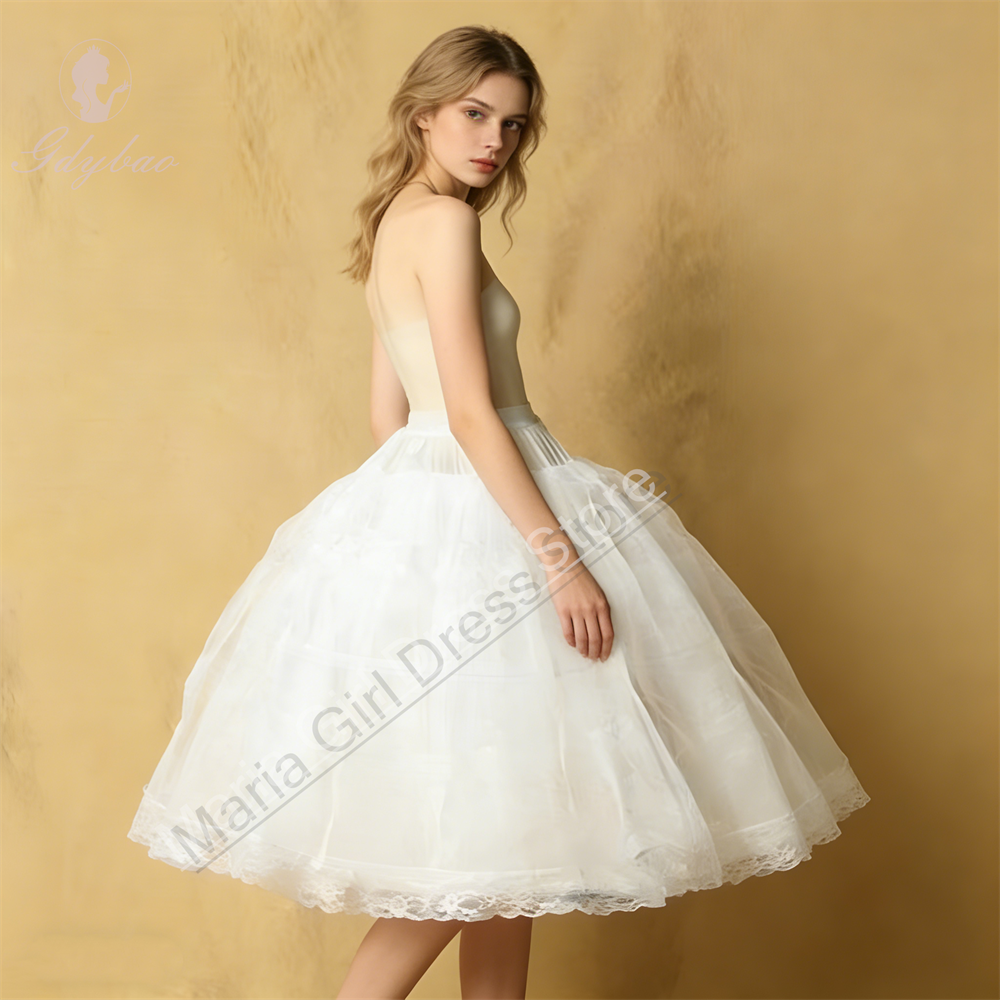 子供 2 フープスカート美しいペチコートフラワーガールドレスリトルクリノリンロリータスカートアンスコ Vestido