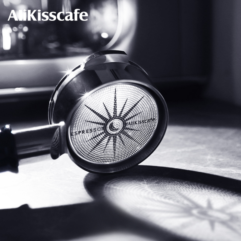 AliKisscafe 58.5 ミリメートルエスプレッソフィルターバスケット精度 51 ミリメートル 54 ミリメートルデロンギ Breville ポルタフィルターコーヒーアクセサリーバリスタツール