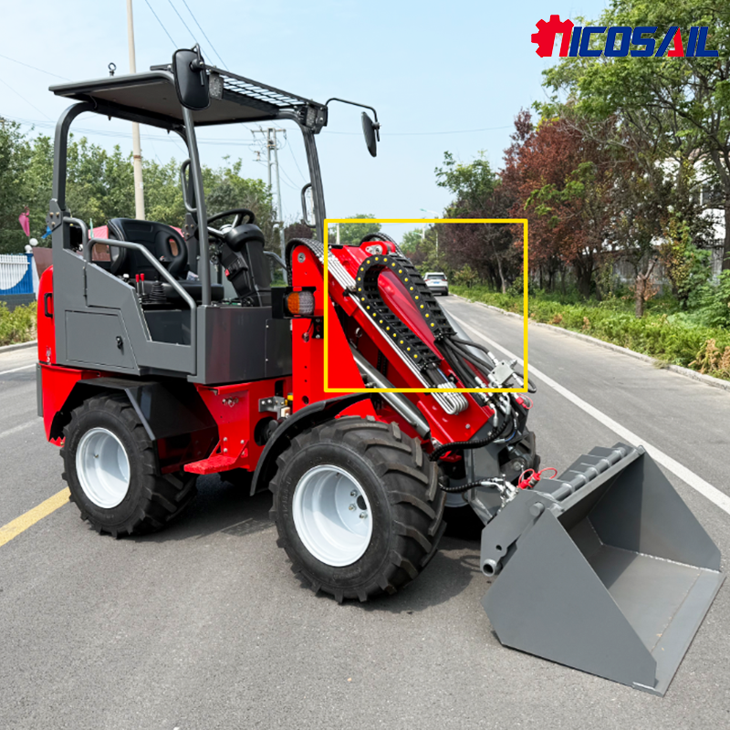 新しいミニ伸縮ローダー 4x4 スキッド ステア ローダー - 農作業や庭 EPA に適した送料無料