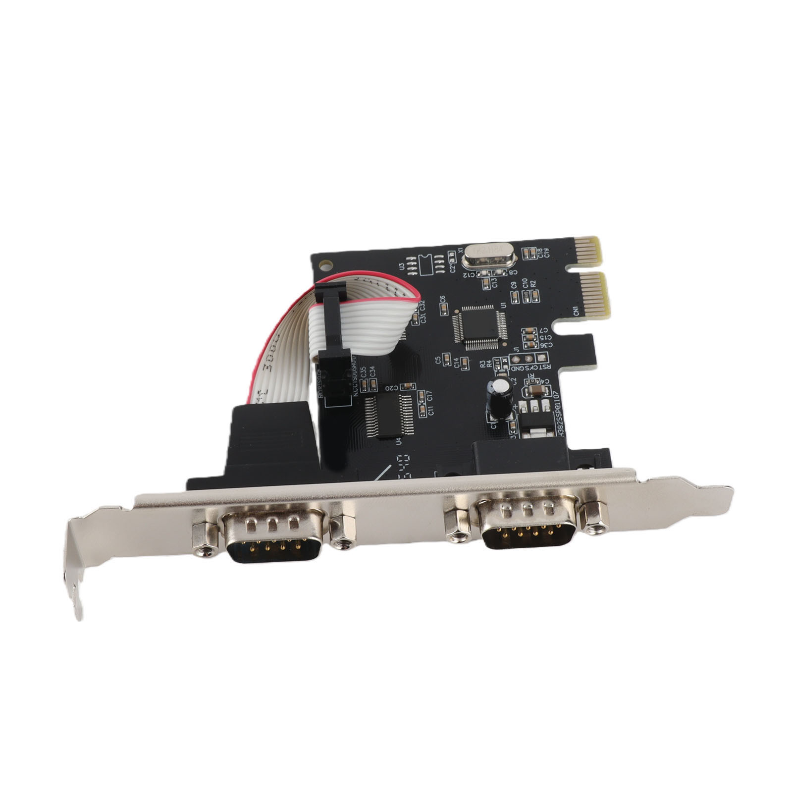 PCIe-2シリアルポートRS232産業用制御コンピュータ拡張カードコンピュータアダプタPCI-Eシリアルカード