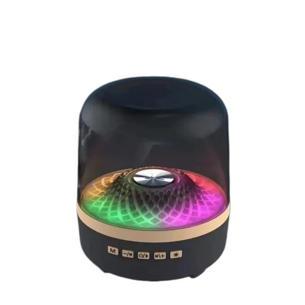 Bluetooth 5.3 HiFi ステレオ スピーカー ワイヤレス サウンドバー サブウーファー 呼吸ライト付き ポータブル ホームシアター オーディオ
