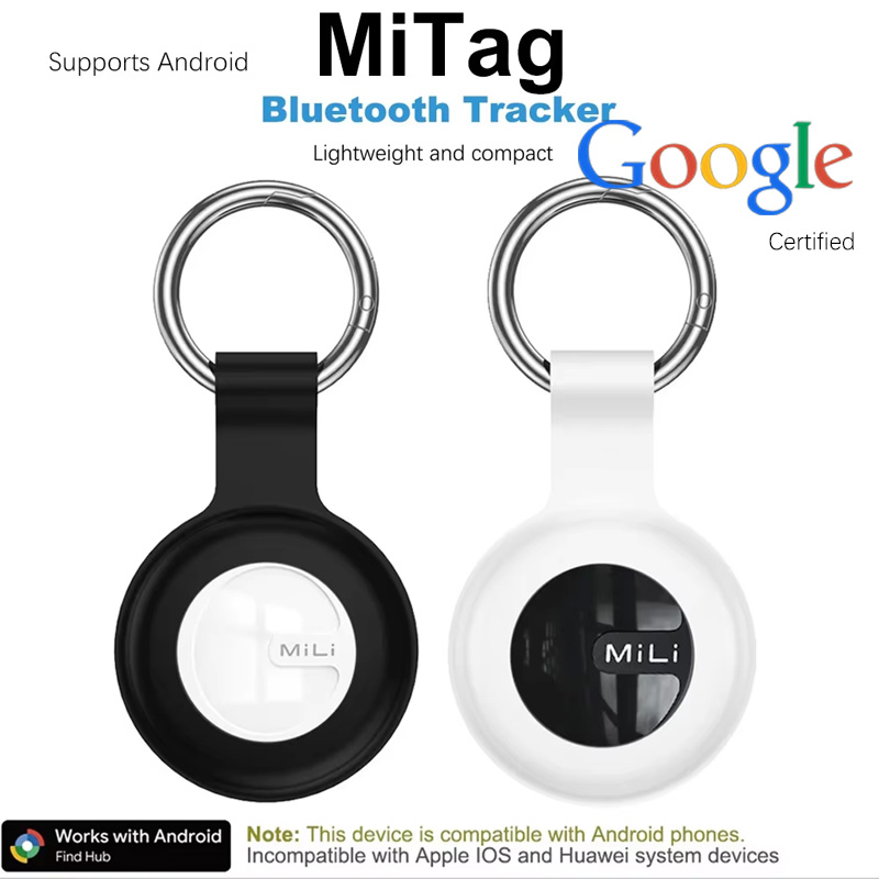 Android 専用 Mitag Air Tracker タグ、アイテム ファインダー キー ファインダー Google Find Hub My と連携、鍵、荷物用 Bluetooth トラッカー