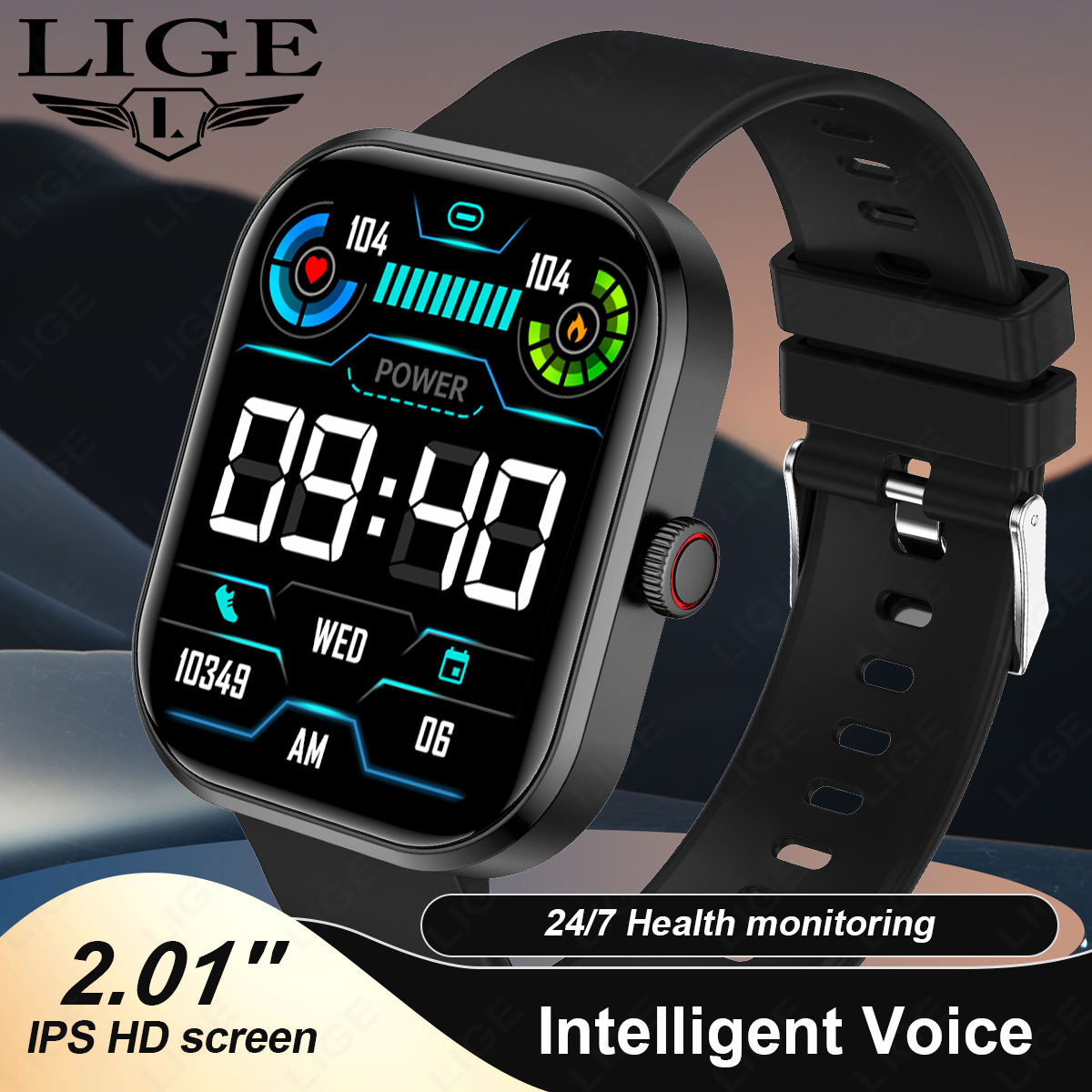 2026New スマートウォッチ女性フルタッチスクリーン Bluetooth 通話防水スポーツフィットネストラッカー心拍数健康スマートウォッチ男性用
