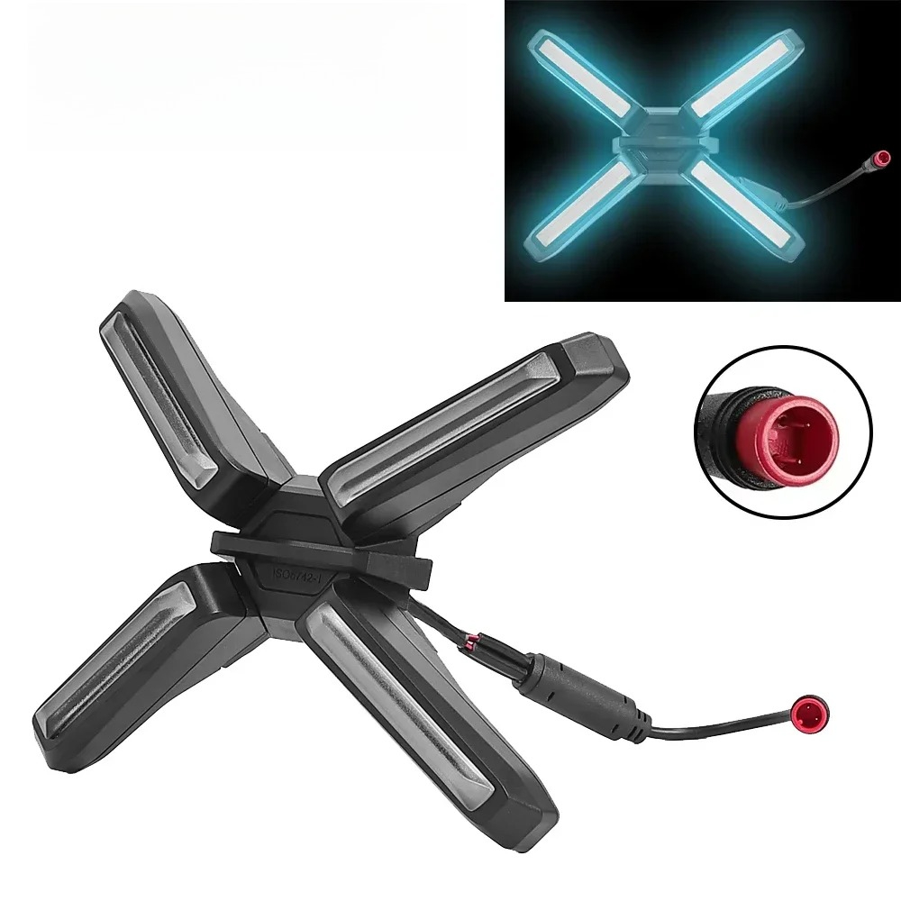 4W Front Lamp Super Bright Headlight For Segway Ninebot ZT3 Electric Scooter ZT3 Pro X-shaped Kickscooter Front Light Parts