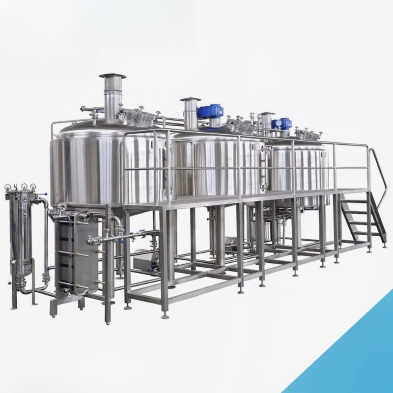 ターンキー 50L 100L 200L パイロットビール醸造装置学校および R のための教育地ビール醸造システム