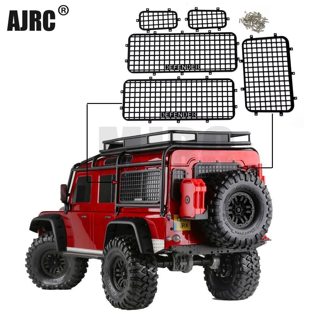 Trax Trx4 ディフェンダー 82056-4 金属窓メッシュ保護ネット 1/10 Rc クローラー車用