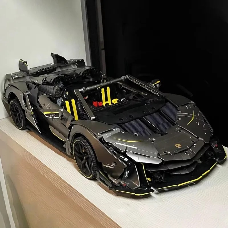 3392 個ラムワンオフスポーツカービルディングブロック 1:8 スケールスピードレーシング車両モデル DIY 組み立ておもちゃ男の子子供のためのギフトを収集