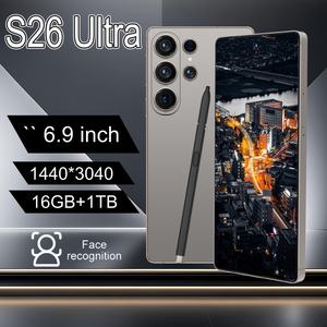 新品・正規品 S26 Ultra 5G スマートフォン 6.9インチ HD SIMフリー デュアルSIM デュアルスタンバイ Android 15 108MP 10コア グローバル版 スペイン語対応 OLED
