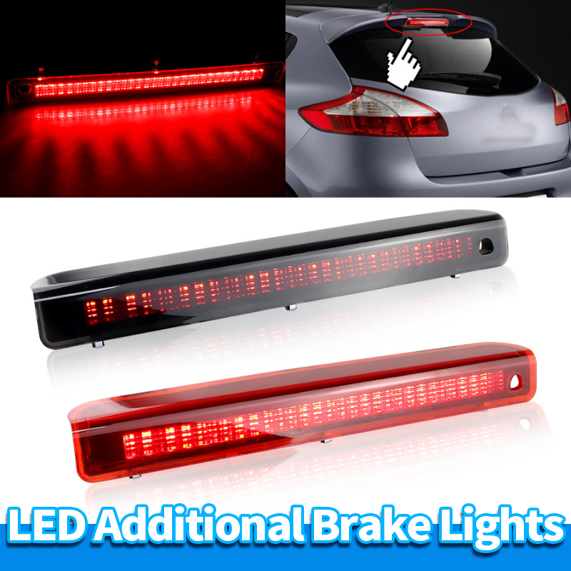 ルノーメガーヌ III LED 3rd ブレーキライト 2008-2016 超高輝度レッド/スモークレンズハイマウントストップランプ 265900006R LED ブレーキライト