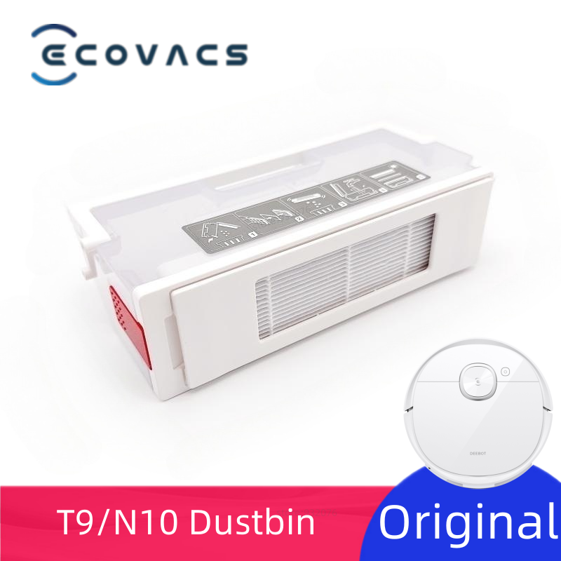 オリジナル DEEBOT ゴミ箱 ECOVACS T9 / N10 / T9 パワーロボット掃除機スペアアクセサリーパーツダストボックスダートコレクション