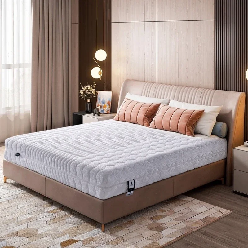 #Mattress Queen Size Double Bed Mattresses for 120x200 150x200 180x200 200x220 Cm Roll Packaged Independent Spring Memory Cotton