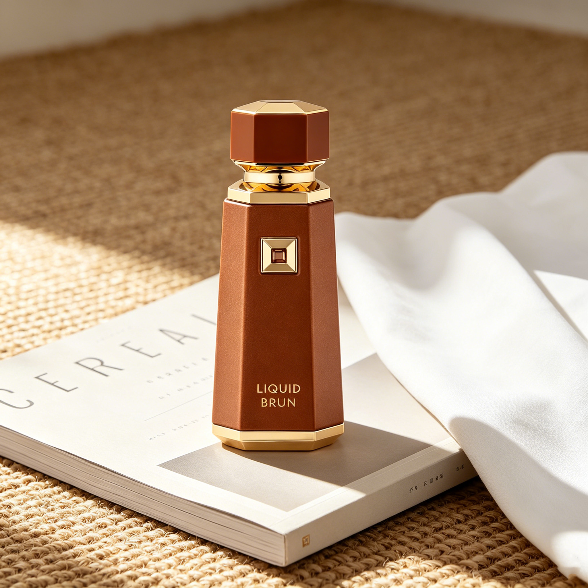 フレンチ アベニュー リキッド ブラン EDP スプレー (男性用) 100 ml / 3.4 液量オンス、バニラ、シナモン、アンバー アコードを使用した強烈なウッディ オリエンタルの香り、現代男性のための持続性の高いプレミアム コロン、イブニングに最適