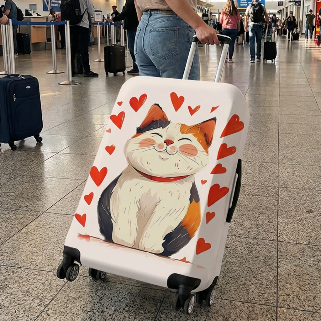 漫画プリント付き荷物保護カバー
