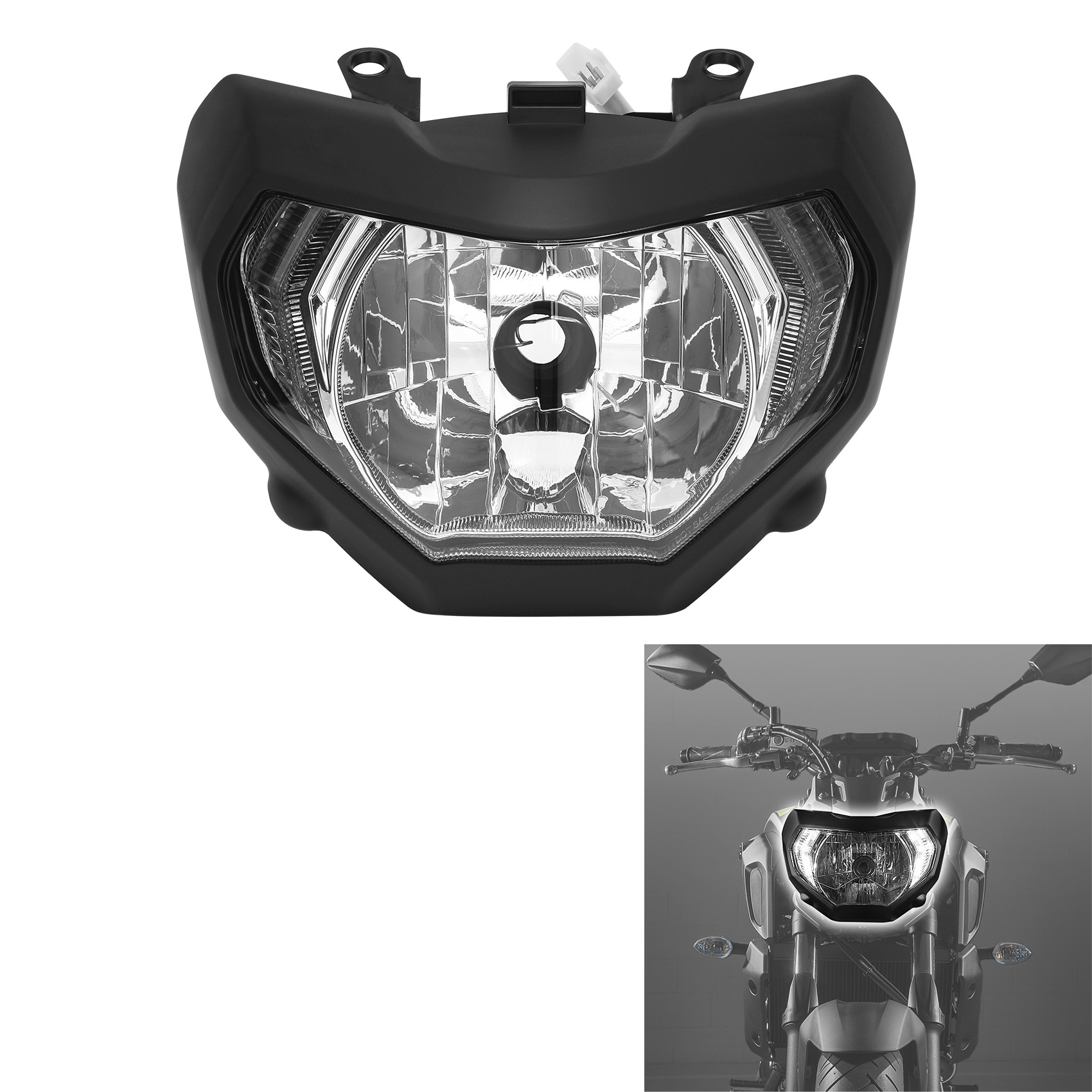 フロントヘッドライトヘッドランプアセンブリヤマハ MT-07 FZ-07 MT07 FZ07 2018-2020 に適合
