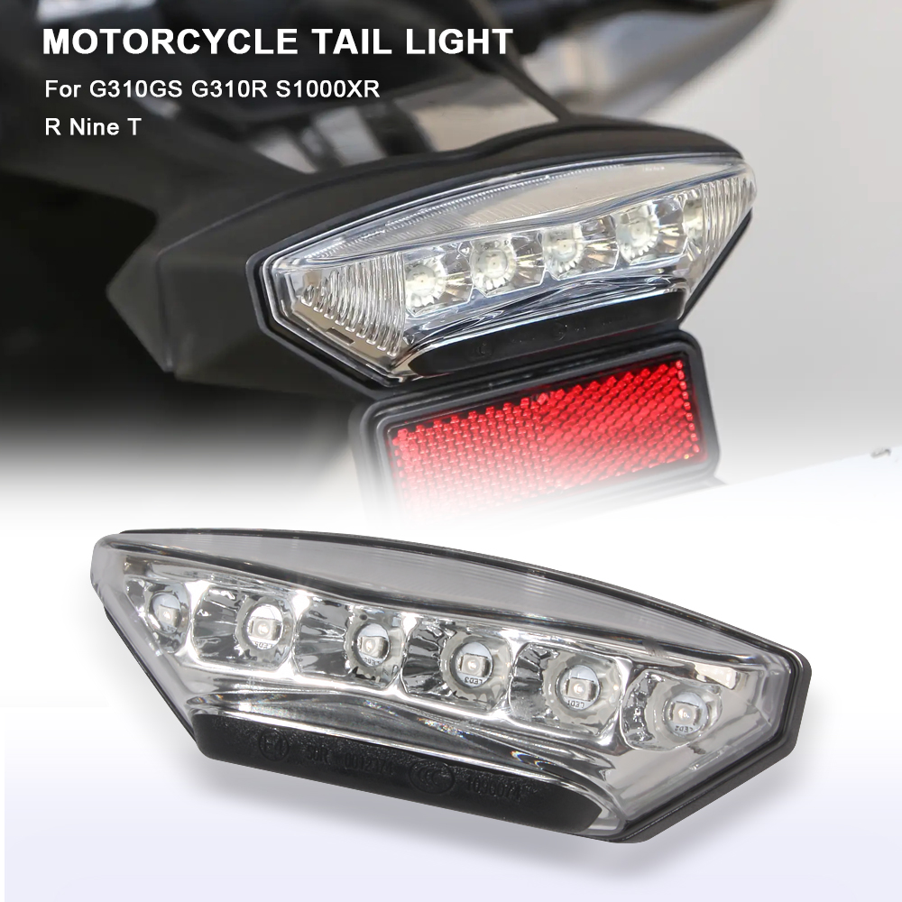 オートバイリアテールライトアセンブリ Bmw G310 GS G310GS G310R S1000XR R 9 T LED テールライトインジケータブレーキランプアクセサリー