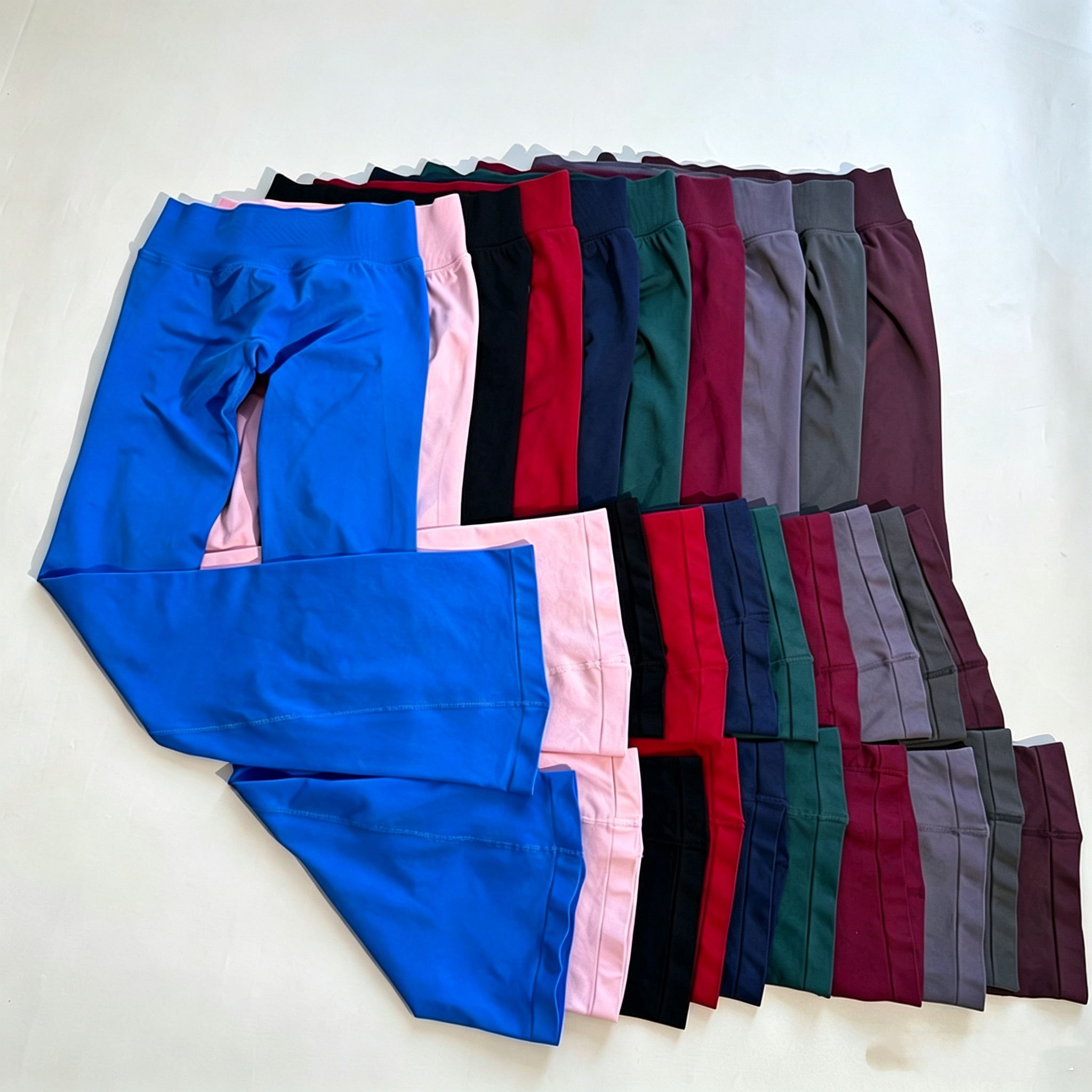 DFY インパクトフレアうずくまる戦利品女性のジムレギンスシームレスフィットネスワークアウトヨガパンツスクワットプルーフファッションフレアパンツ
