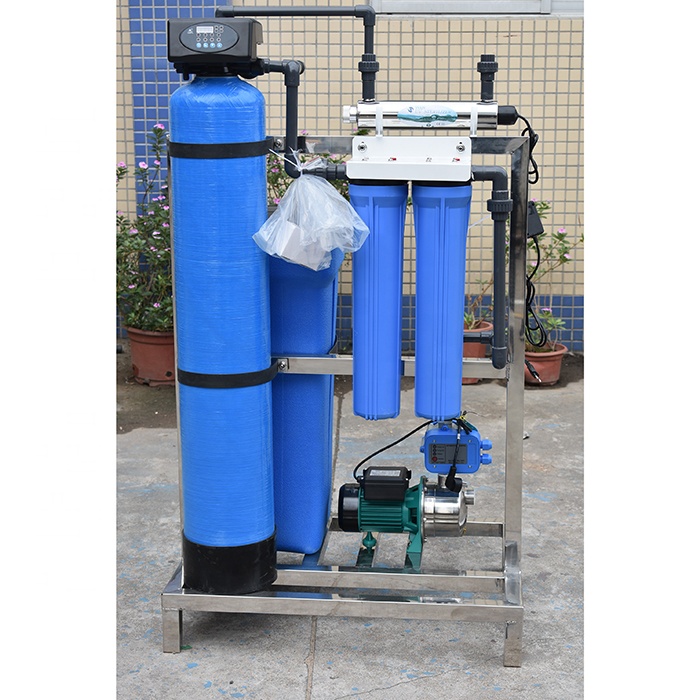 500LPH 自動水処理硬水軟化装置プラント