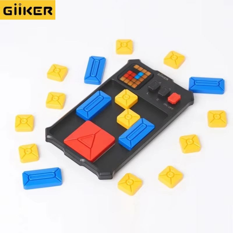 オリジナル Giiker スーパースライド Huarong 道路スマートセンサーゲーム 500 レベルアップ頭の体操パズルのおもちゃ子供のためのギフト