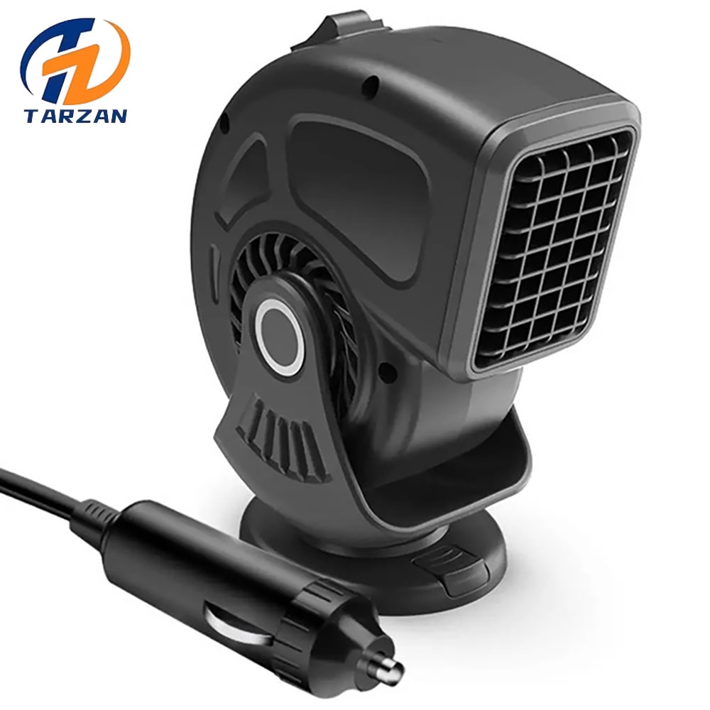360 度回転 Protable カーヒーター車のガラス曇りデミスターデフロスター 12V 200 ワットデュアルモード冬暖かい夏冷却ファン