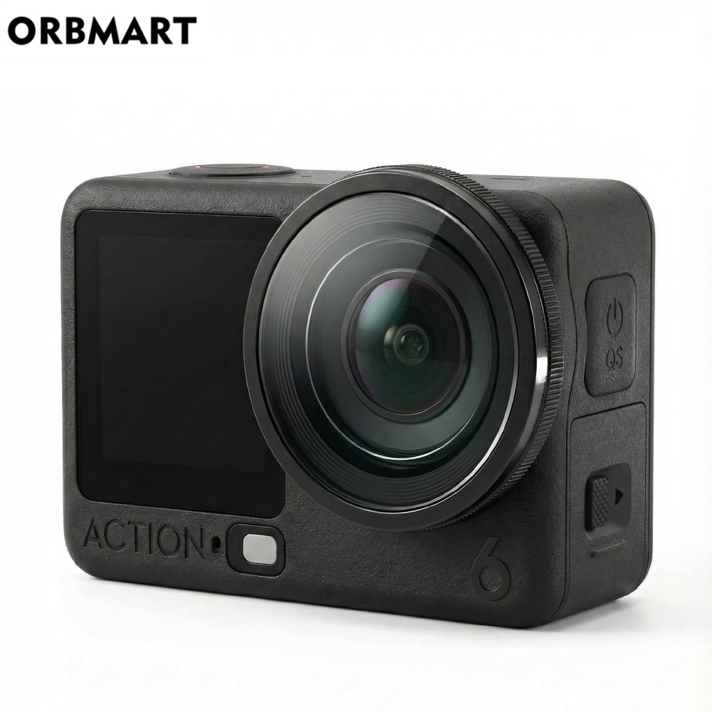 185°超広角レンズ DJI Osmo Action 6 HD 光学ガラスフィルター アクションカメラアクセサリー クイックインストール