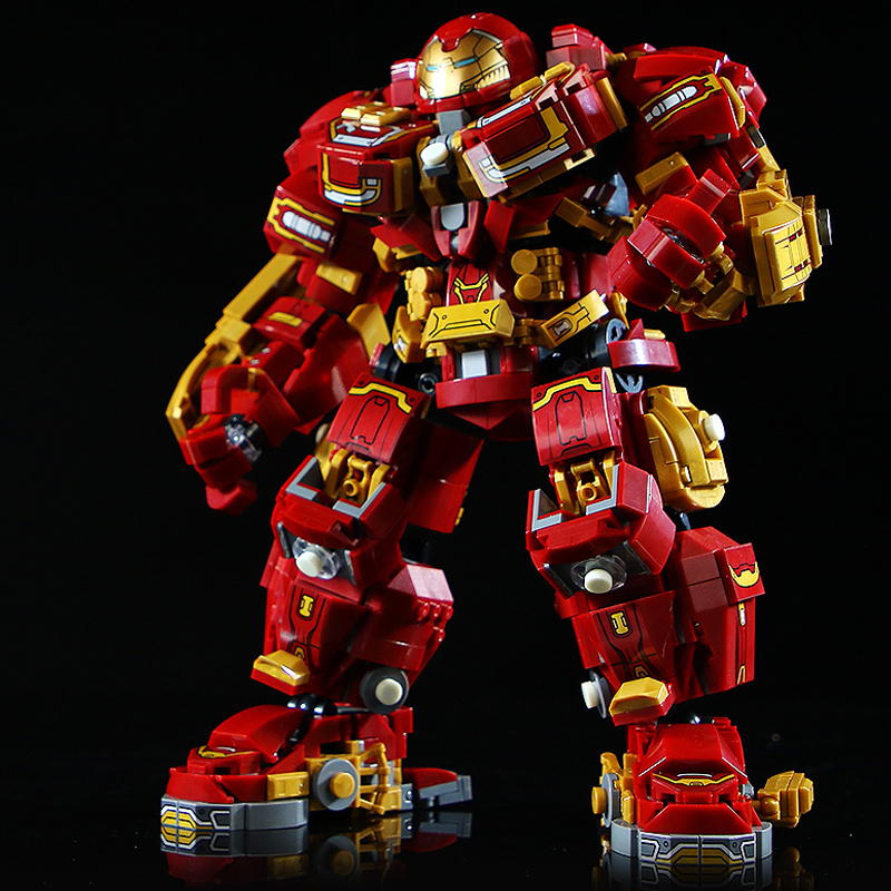 マーベルスーパーヒーロー MOC ビルディングブロック 2000 個アイアンマンレンガセット飾りクリエイティブおもちゃクリスマスギフト子供男の子大人