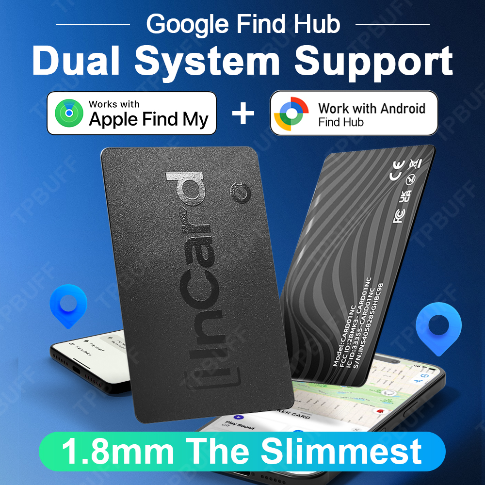 Bluetooth Gps トラッカーカード Google Find My Device Android Gps 追跡デバイス Gps 車両ロケーターサイクリング Gps バイク車用