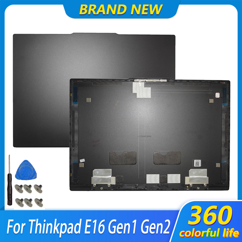 金属製 Lcd バックカバー ThinkPad E16 Gen1 Gen2 Gen1 ラップトップ背面蓋スクリーントップカバーフロントベゼルブラック