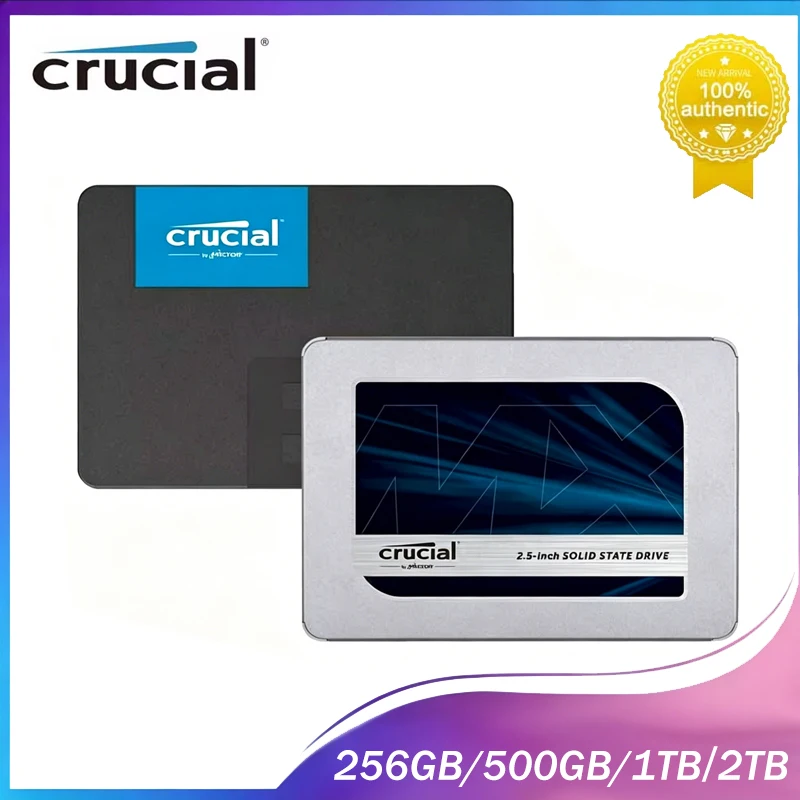 Crucial MX500 BX500 240G 500G 1TB 2TB 3D NAND SATA 2.5 インチ SSD 高速内部ソリッドステートドライブラップトップ PC ハードディスク用