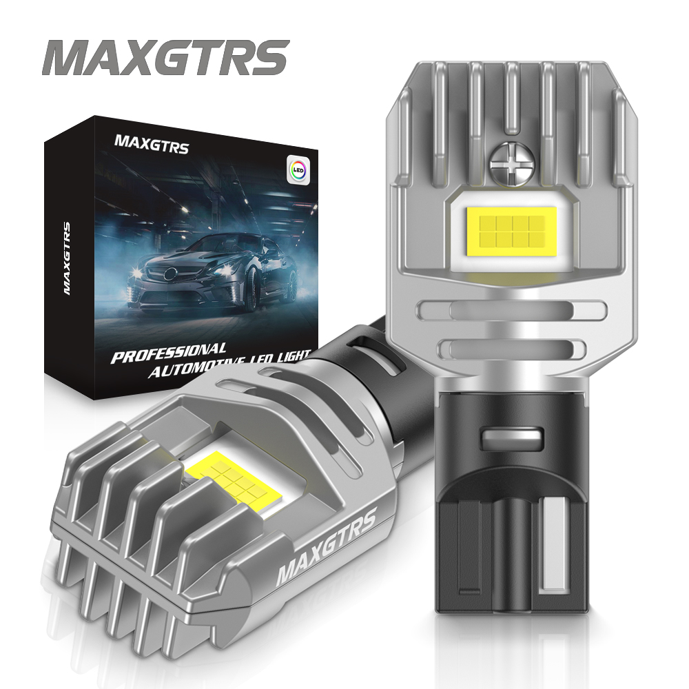 2x 2000LM Canbus T15 T16 LED リバースライト W16W 車バックアップリアターンシグナルランプ 912 921 ホワイトレッドイエローアンバー超高輝度