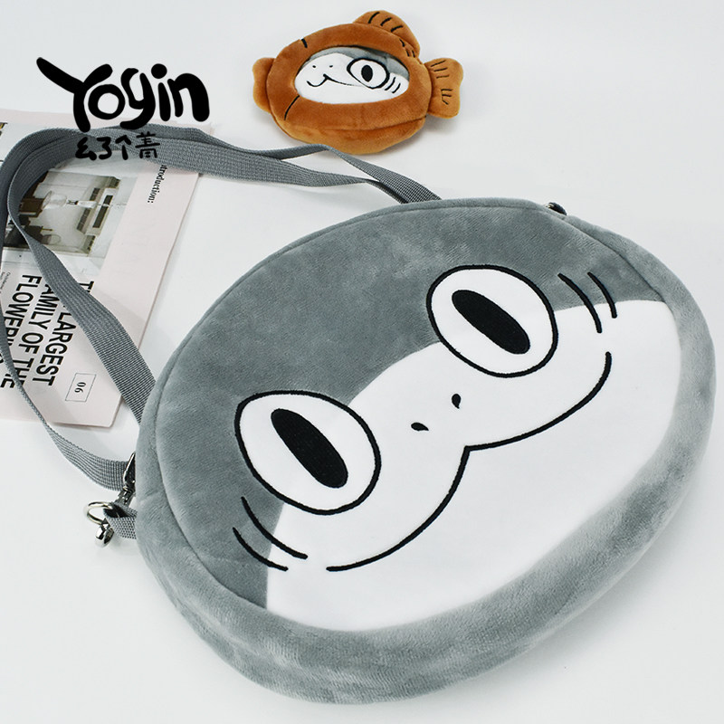 オリジナル Yogin シャーキティ Itabag 周辺サメ猫スタイリッシュでかわいいクリエイティブマルチスタイルバックパックトレンディな装飾誕生日ギフト