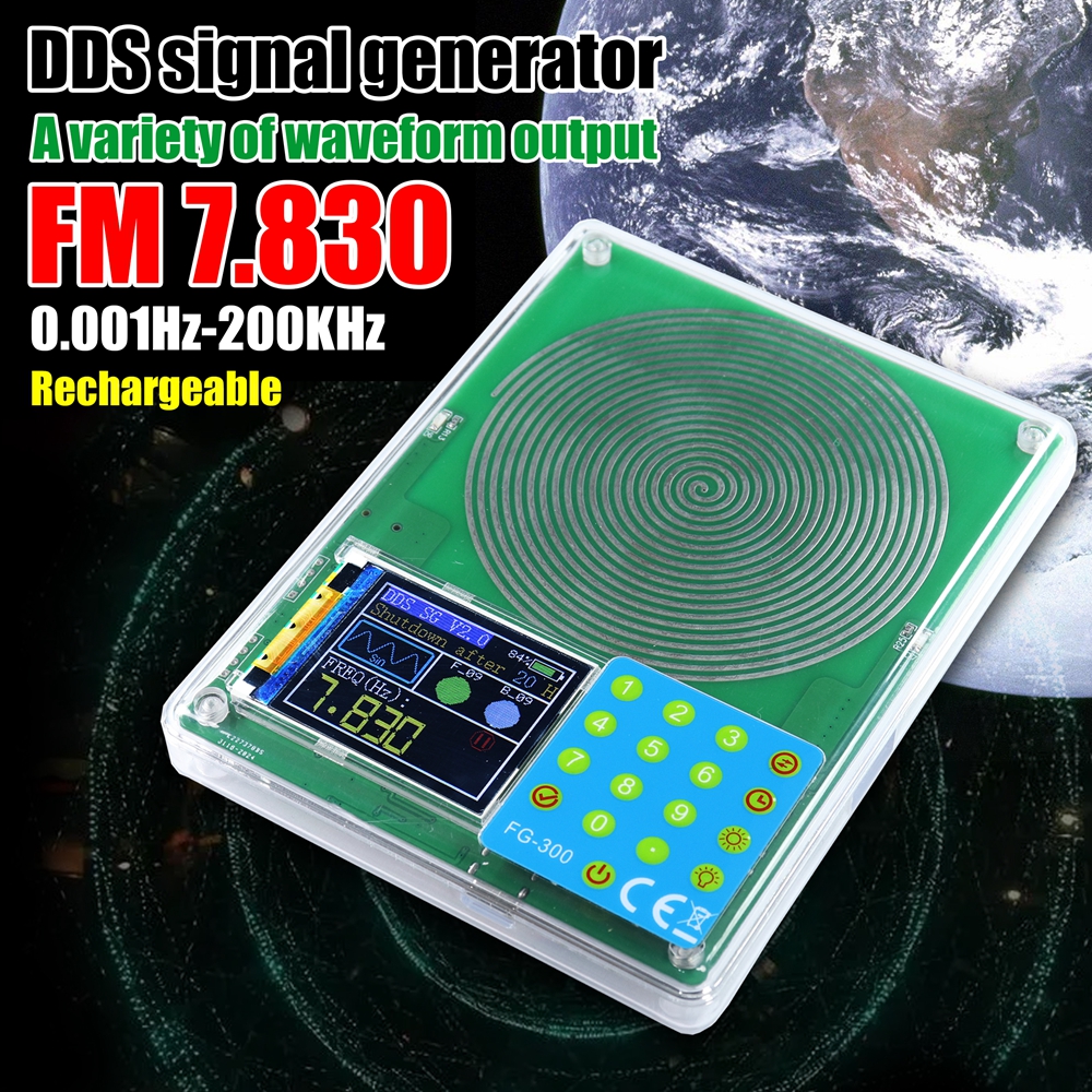 FG-300 DDS 機能信号発生器 0.001Hz-200KHz 信号発生器調整可能なモジュール正弦方形三角形鋸歯状波形