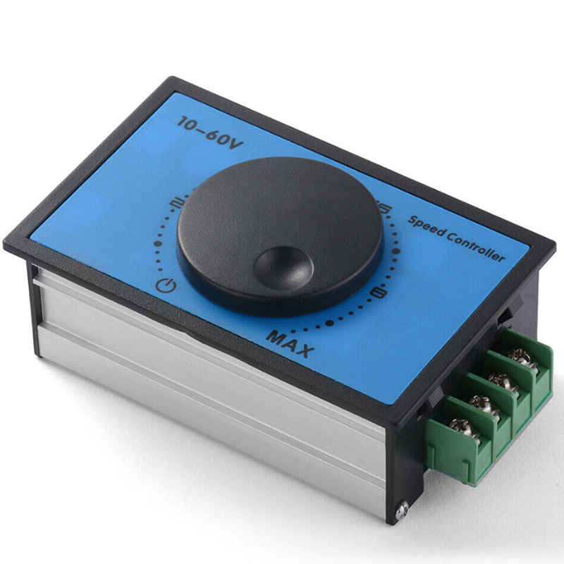 DC 10-60V 20A PWM モーター速度コントローラレギュレータ調整可能な可変速度可逆制御ポテンショメータスイッチ DC 12V 24V