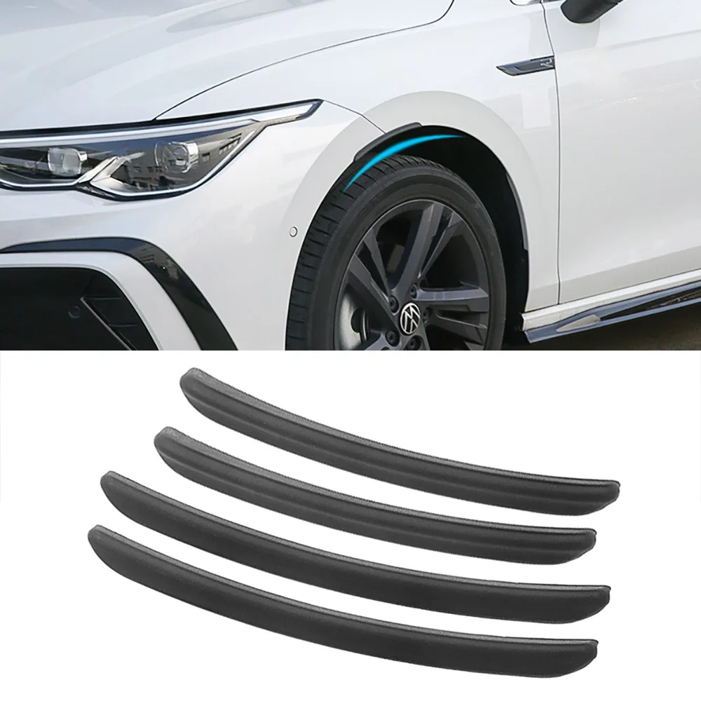 4 個車のバンパーフェンダーホイール眉毛リップ Vw ゴルフ 8 MK8 GTI GTE GTD R-LINE R 2020-2024 Glubsport アクセサリー