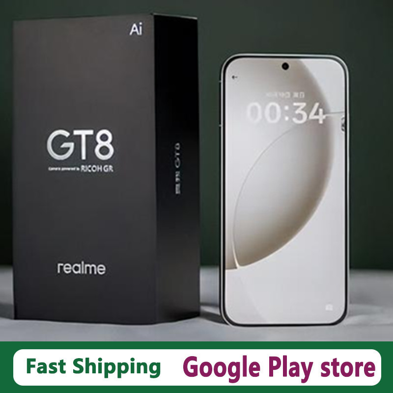 公式の新しい Realme GT 8 Android 携帯電話 7000mAh 6.79 "AMOLED 144HZ 50.0MP カメラ Android 16.0 Snapdragon 8 Elite 100W 充電