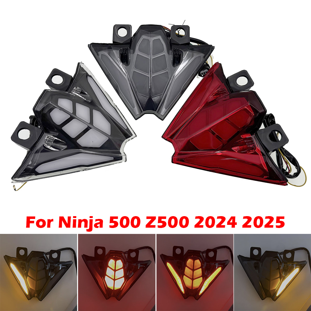 オートバイ LED リアテールライトウインカー統合テールライトブレーキライトカワサキニンジャ 500 SE EX500 Z500 Z 500 2024